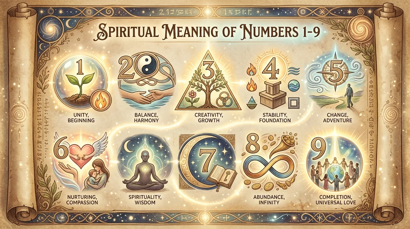 Biblical Background of Spiritual Meaning of Numbers 1-9
