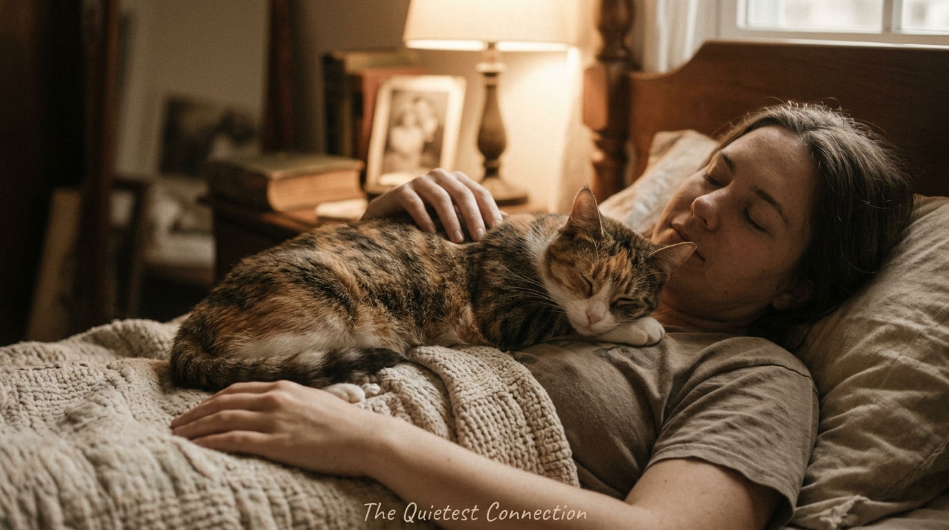 Biblical Background cat sleeping on my chest spiritual meaning