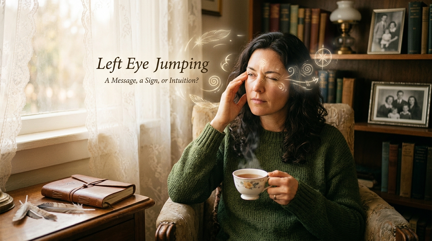 Biblical Background left eye jumping spiritual meaning