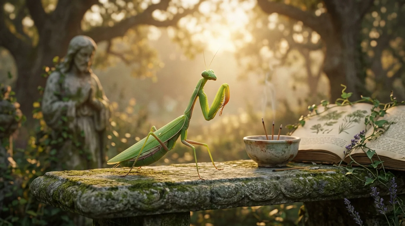 Biblical Background of Spiritual Meaning of Praying Mantis