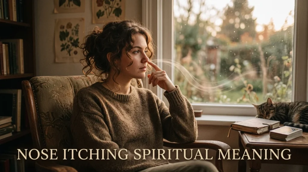 nose itching spiritual meaning