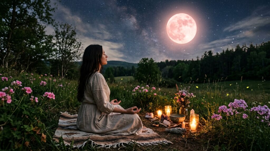 pink moon spiritual meaning
