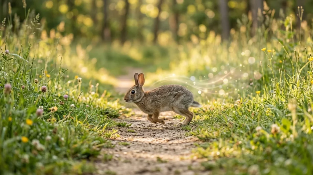 spiritual meaning of rabbit crossing your path