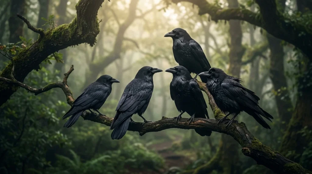 4 crows spiritual meaning