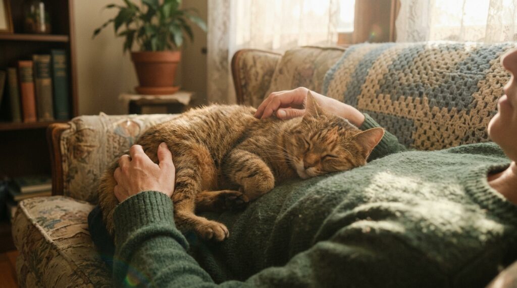 Cat Sleeping on My Chest Spiritual Meaning