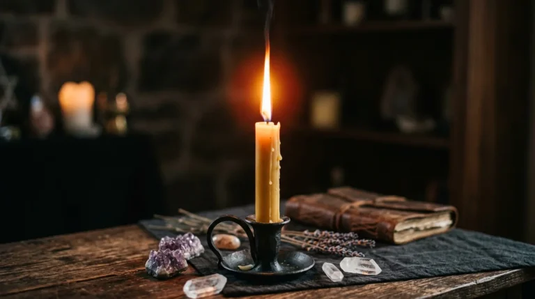candle flame too high meaning spiritual