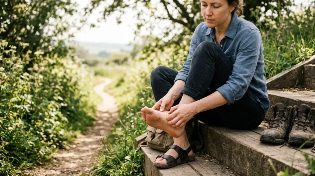 foot itching spiritual meaning