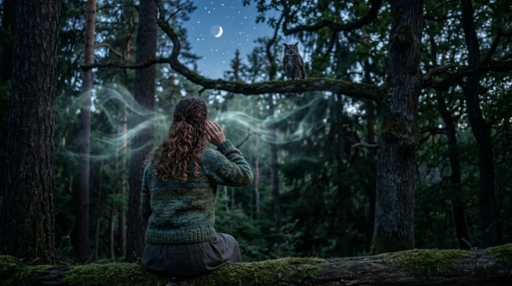 hearing an owl at night spiritual meaning
