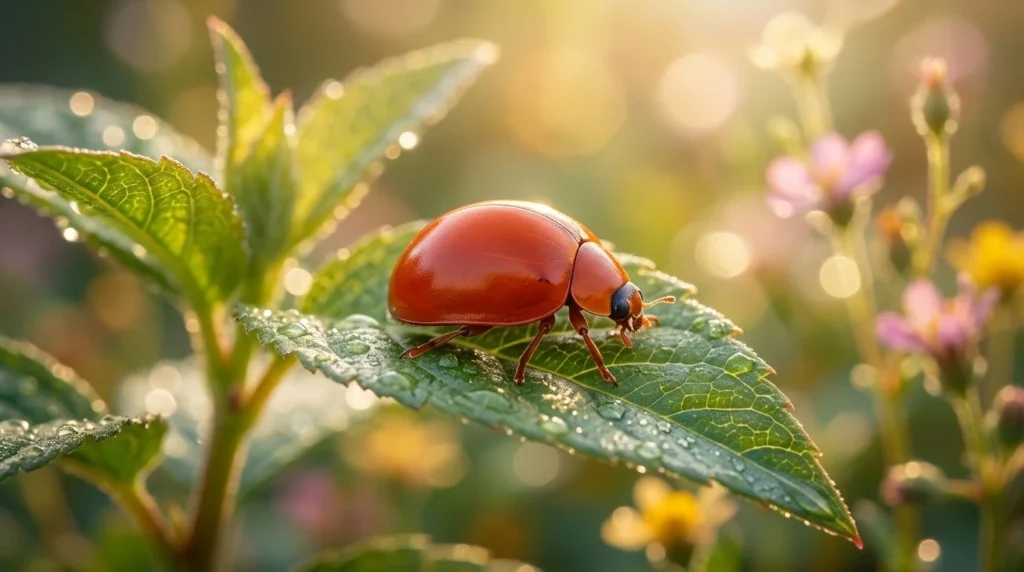 ladybug with no spots spiritual meaning