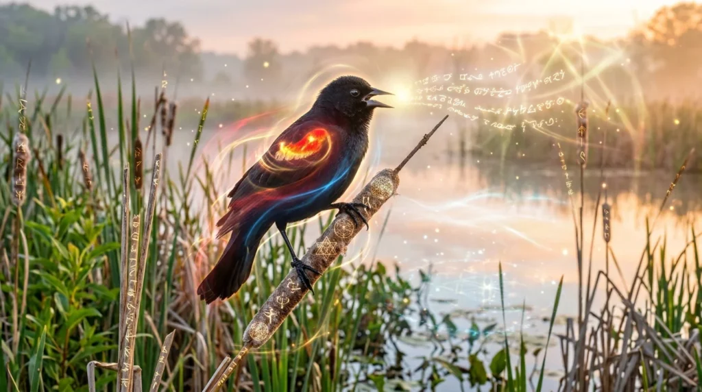 red winged blackbird spiritual meaning