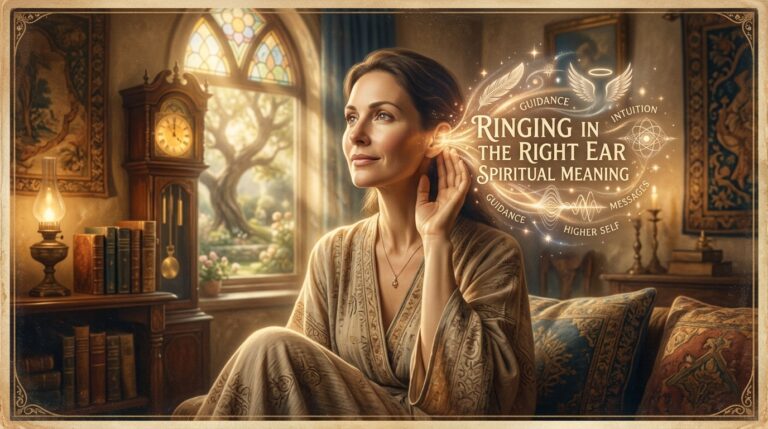 ringing in the right ear spiritual meaning