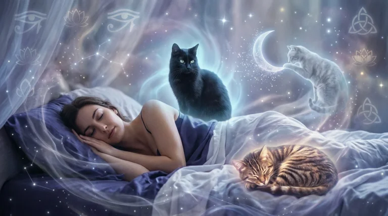 spiritual meaning of cats in dreams
