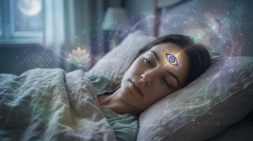 spiritual meaning of sleeping with eyes open