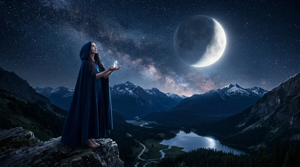 waxing crescent moon spiritual meaning