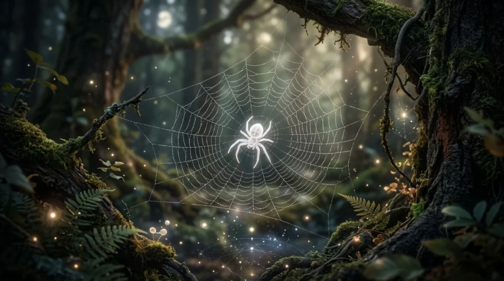 white spider spiritual meaning